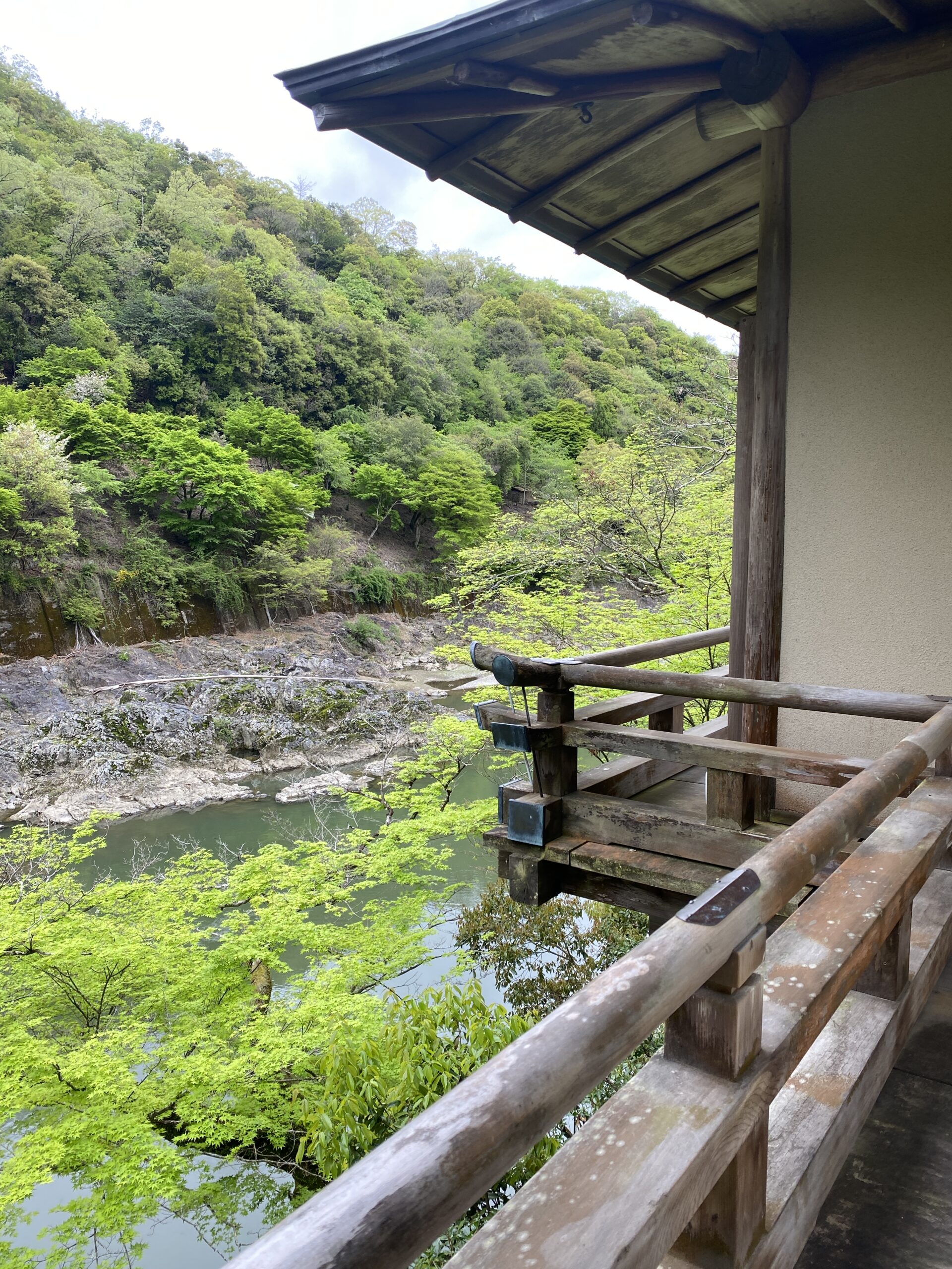 星のや京都 客室への渡り廊下