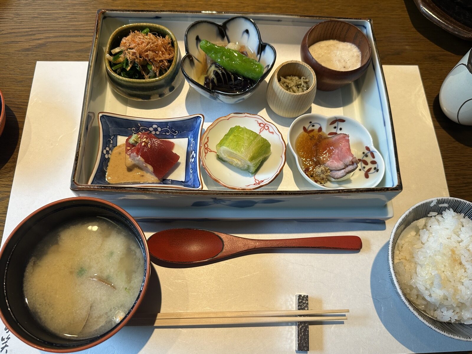 ふふ箱根 朝食セット お重の小鉢